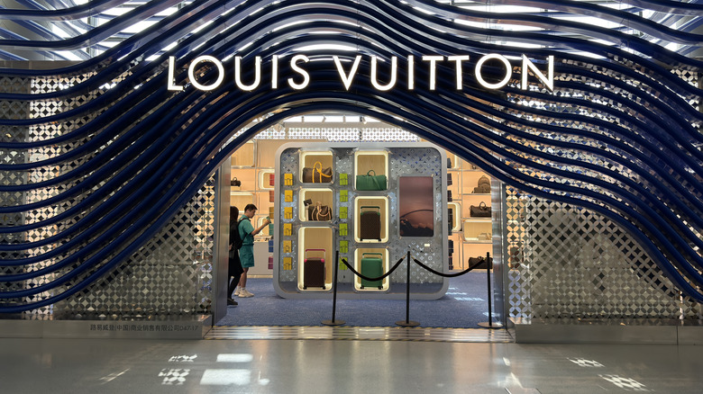 Louis Vuitton retail store in Shanghai