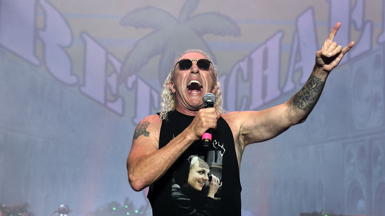 Dee snyder singing on stage