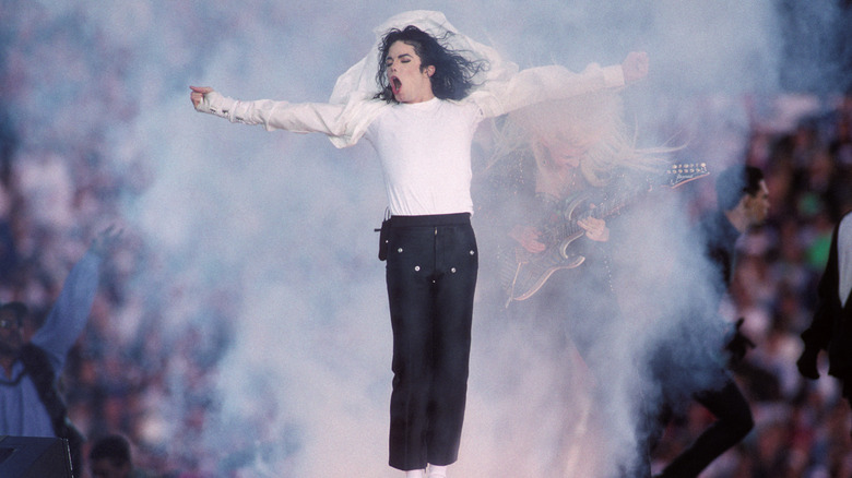 Michael Jackson at the 1993 Super Bowl halftime show