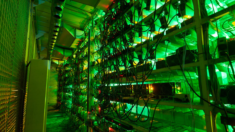 Bitcoin mining farm