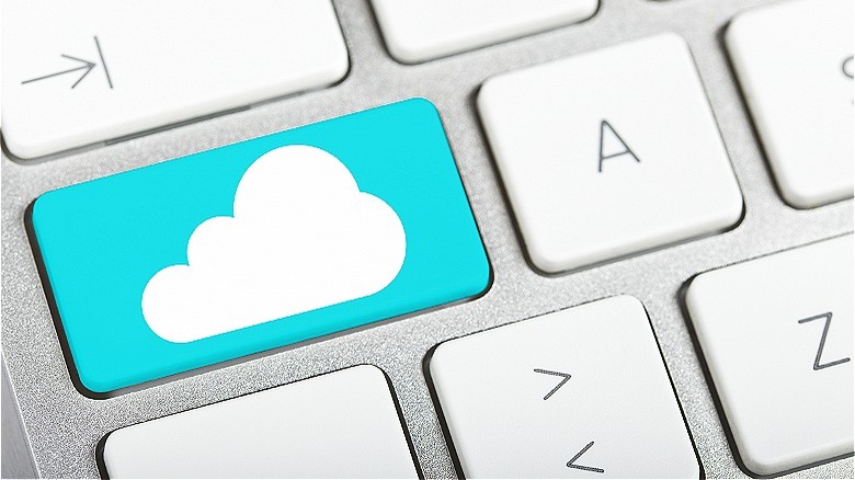 Cloud button on keyboard
