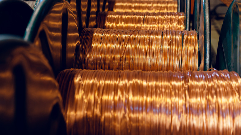 Copper wire production