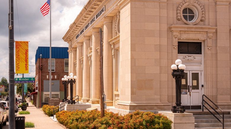 Downtown Henderson, NC.