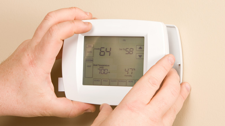 programmable HVAC thermostat