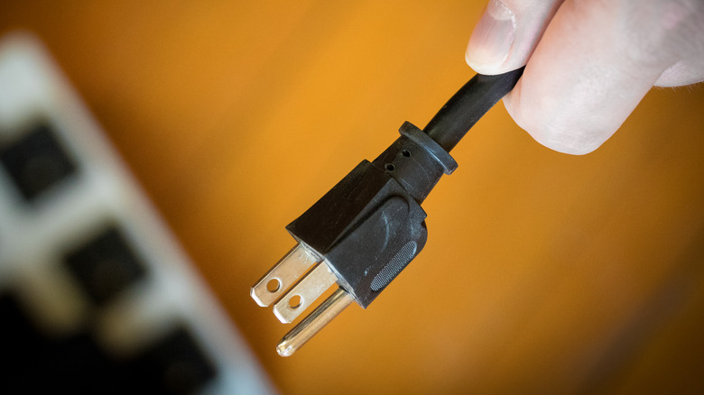 unplug power cord