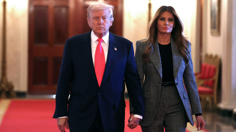 President Donald Trump and First Lady Melania Trump.