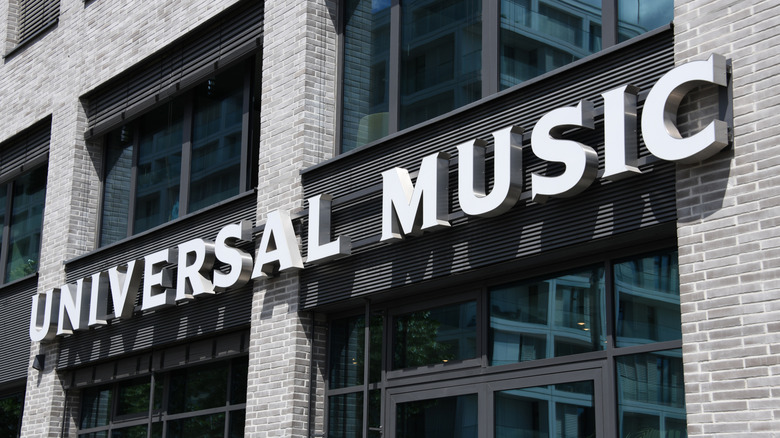 Universal Music Group logo In Berlin