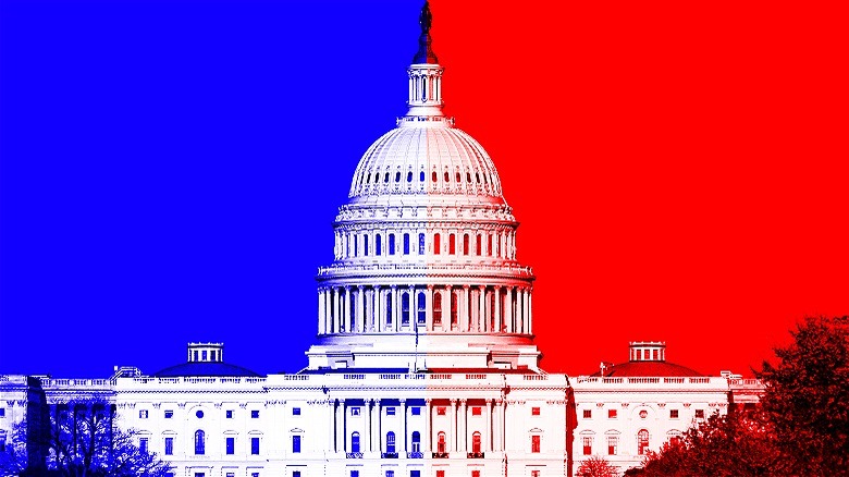 Divided US Congress Capitol building