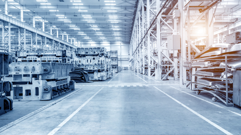 empty industrial facility