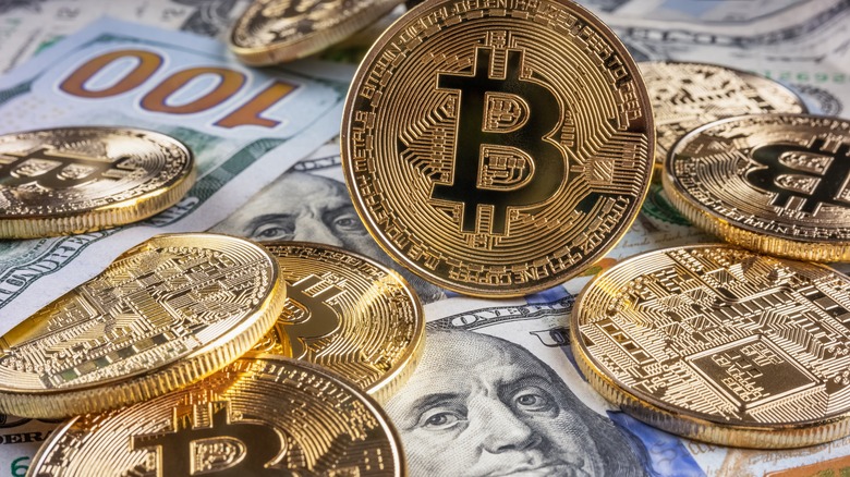 Bitcoins and dollars
