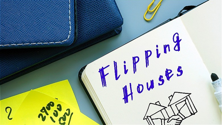 Page with flipping houses