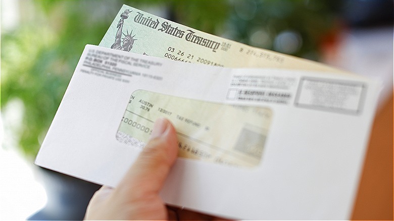 Income tax refund check