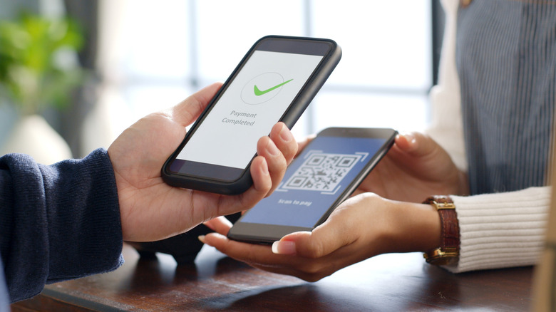 Mobile device used for payment