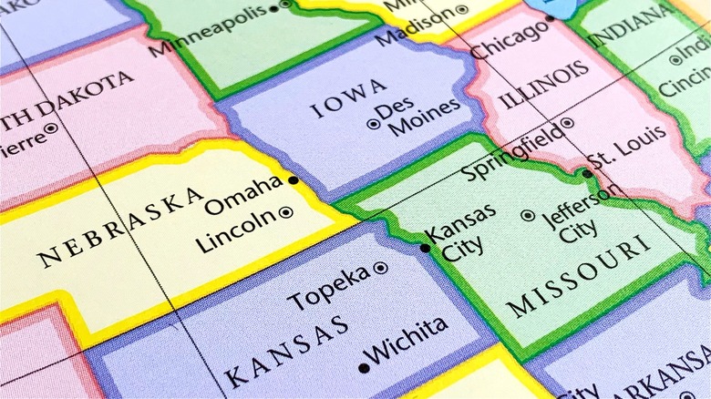 Map of U.S. states