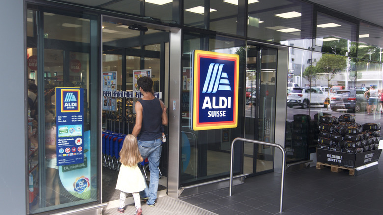 Lugano, Switzerland Aldi location