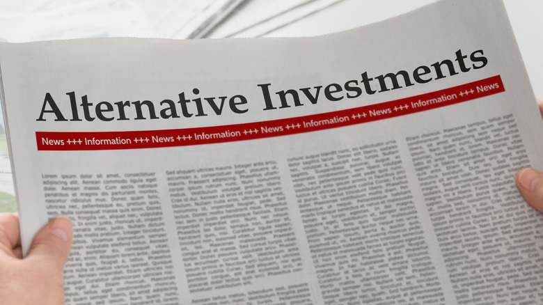 alternative investments page in a newspaper