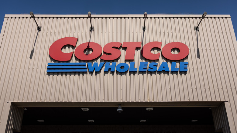 The front entrance of a Costco location