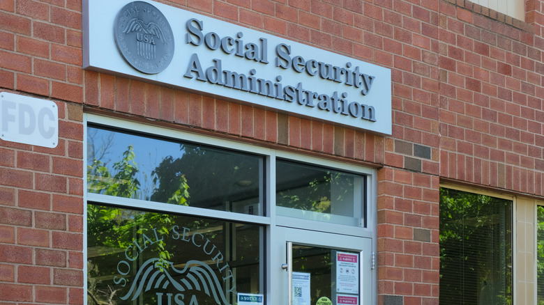 Exterior of Social Security Administration building
