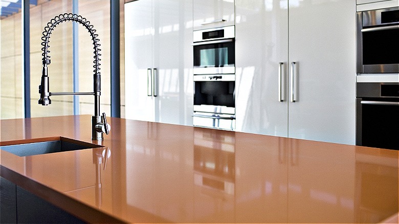 Kitchen with modern features