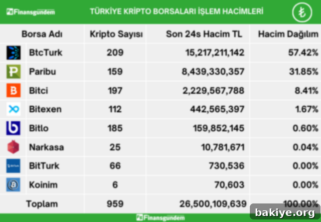 Türk Kripto Borsalarında Dev Para Akışı 2 Türkiye Kripto Para TL İşlem Hacmi