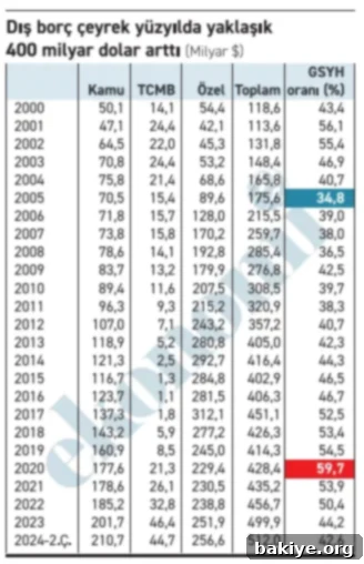 Çeyrek Asırlık Dış Borç Hikayesi 2 Aa Tablo 1 01102024