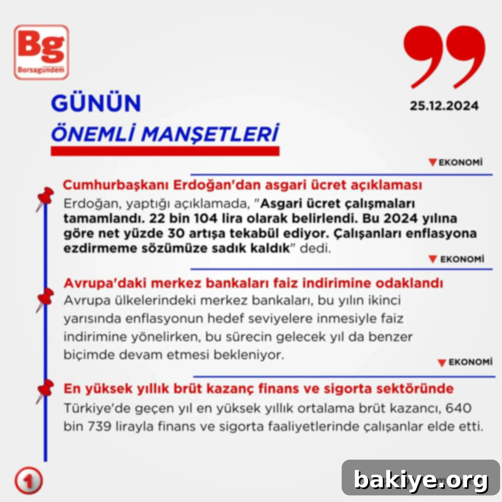 Manşetlerde Bugün 2 Cumhurbaşkanı Erdoğan'ın asgari ücretle ilgili önemli açıklamaları ve ekonomik gelişmeler