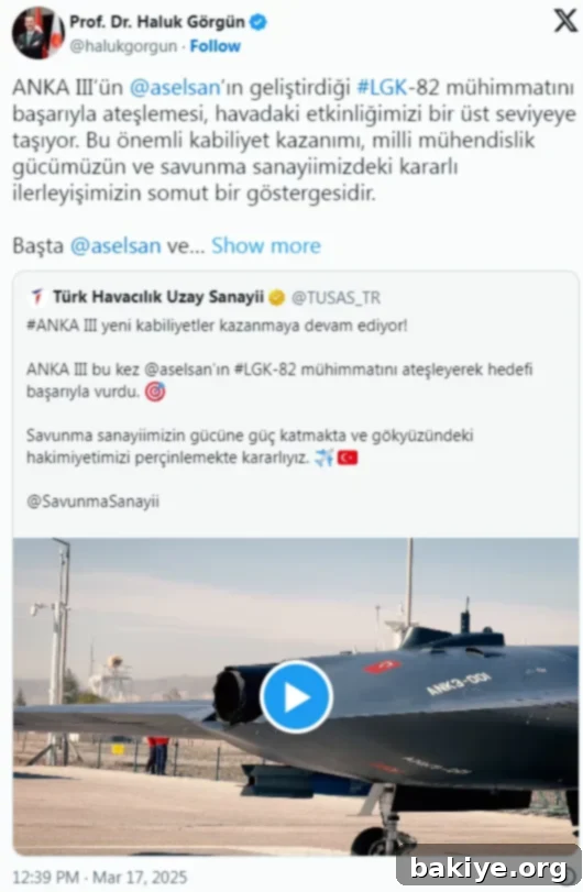 ANKA III ve ASELSAN'dan Hedefe Nokta Atışı 2 Haluk X