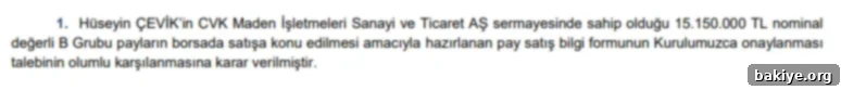 SPK 2025-21 sayılı bülteninden onaylanan başvuruların birinci görseli