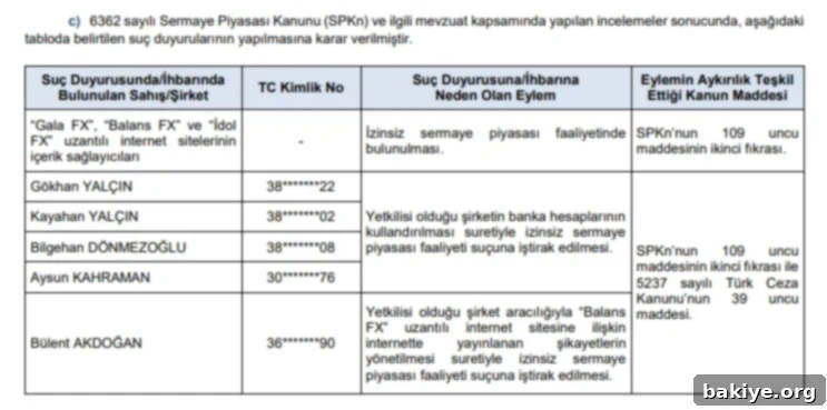 SPK'dan Kritik Suç Duyurusu Kararları 4 S D3