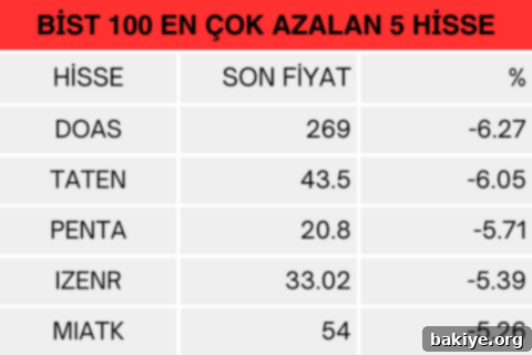 BİST100'de Öne Çıkanlar: Yükselenler, Düşenler ve İşlem Rekortmenleri 13 ŞUBAT 2024 3 Borsa İstanbul En Çok Azalan Hisseler Listesi